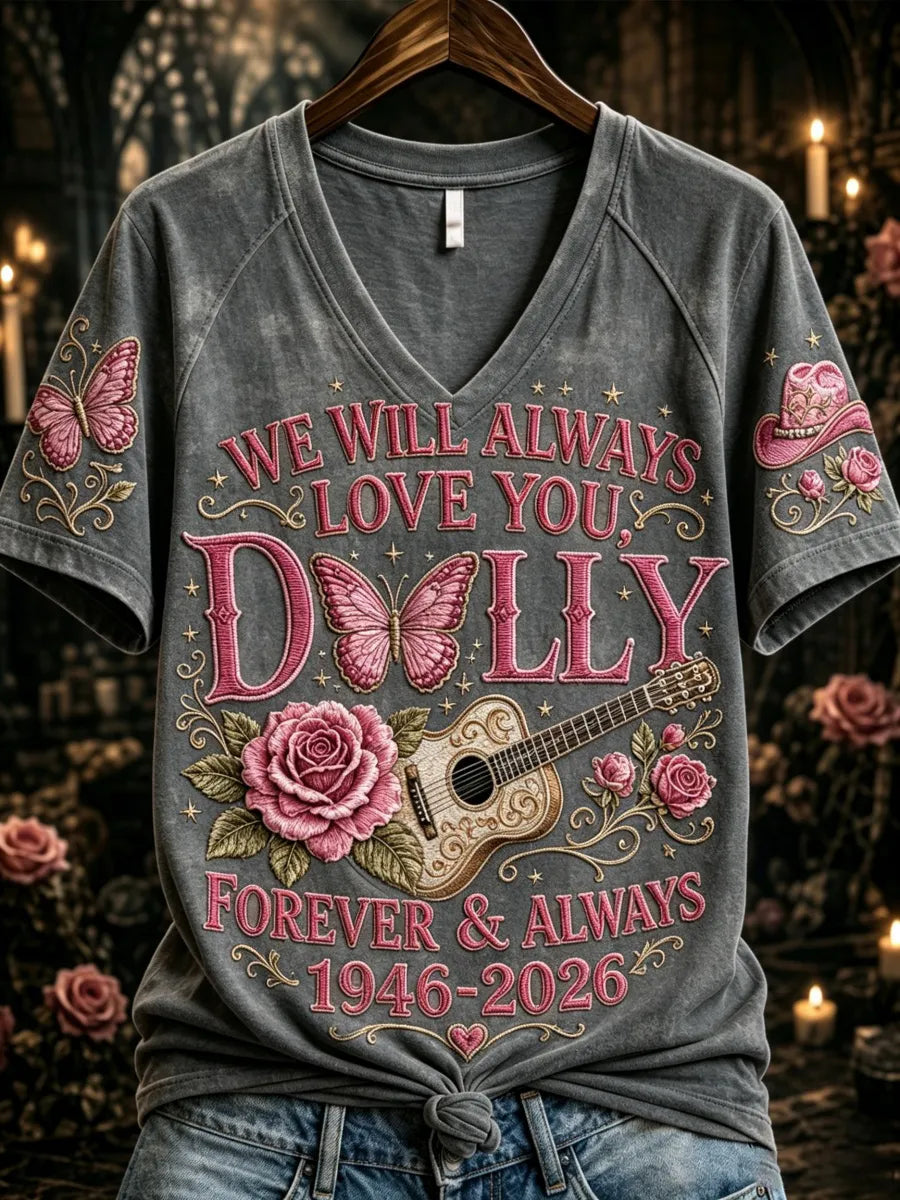 Women's Commemorative Print Casual T-Shirt