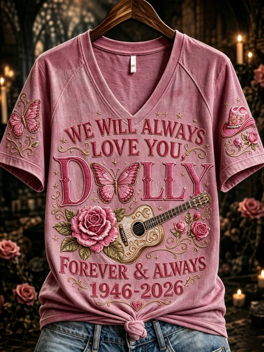 Women's Commemorative Print Casual T-Shirt