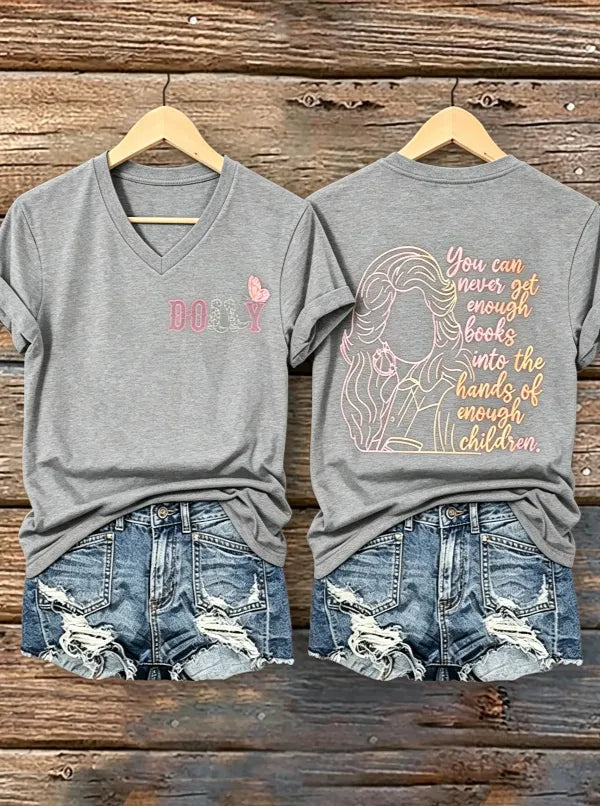 Women'S Commemorative Printed Casual T-Shirt