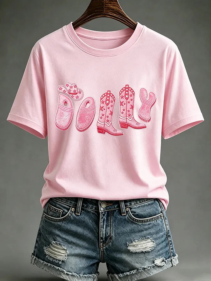 Women'S Commemorative Printed Casual T-Shirt