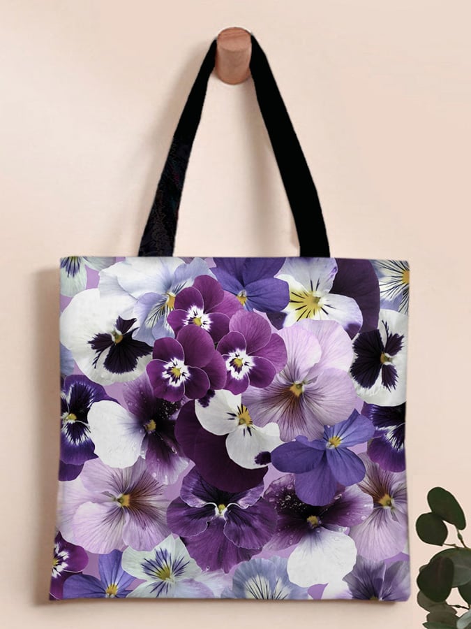 Floral Casual Canvas Bag