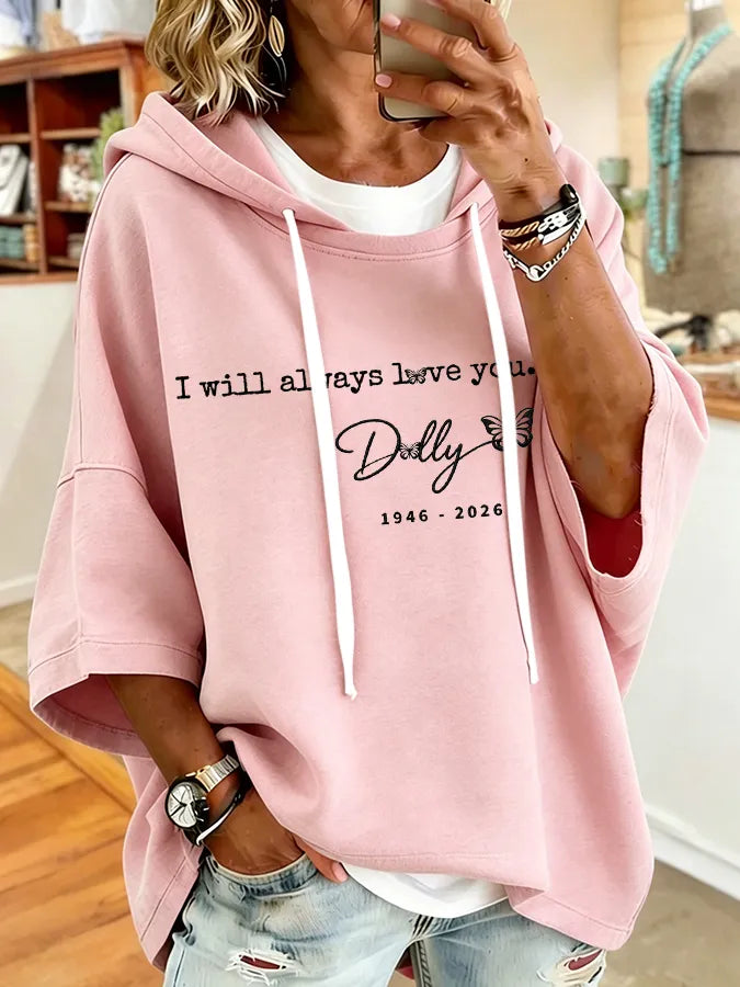Women'S Commemorative Printed Hoodie