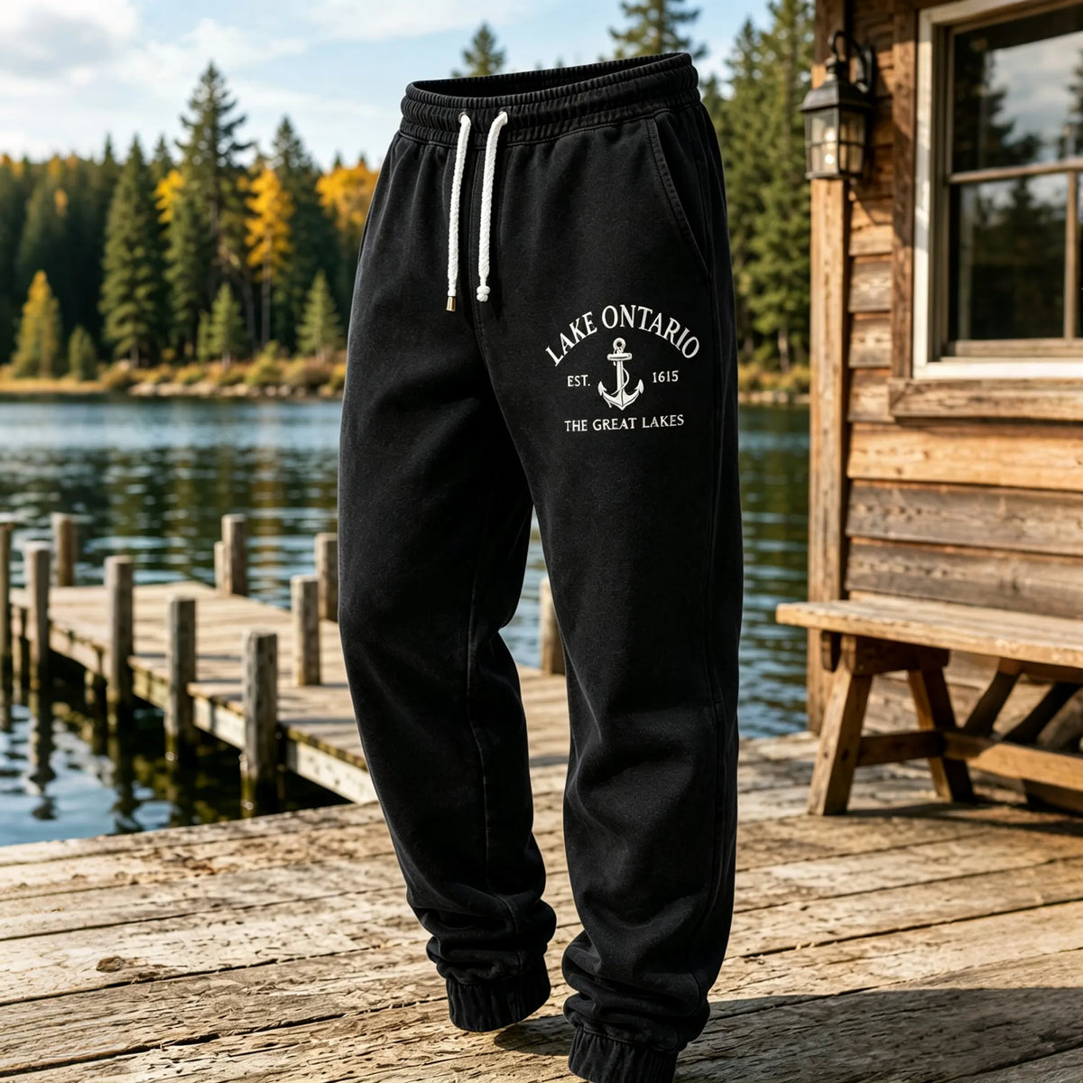 Men's 1615 Ontario Print Casual Sweatpants
