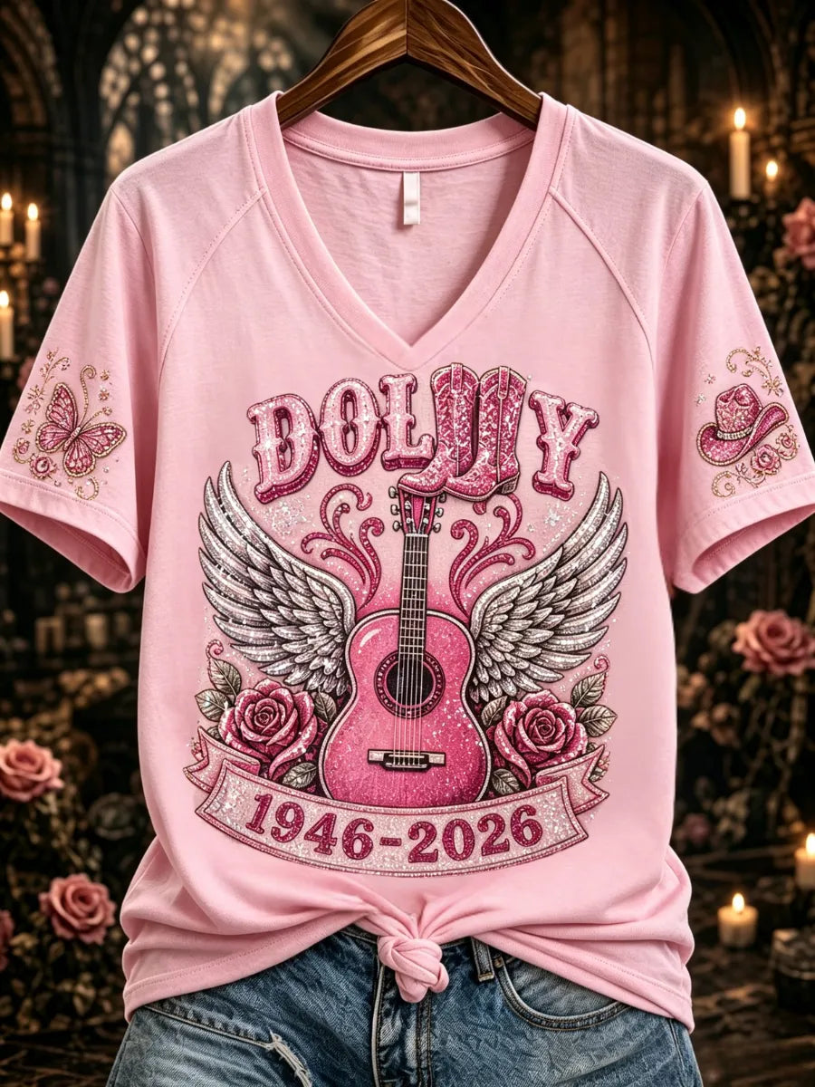 Women's Commemorative Print Casual T-Shirt