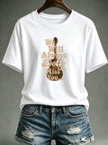 Women'S Commemorative Printed Casual T-Shirt