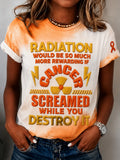 Women's Leukemia Awareness Print T-Shirt
