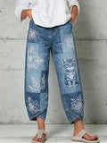 Women's Animal Art Print Trousers