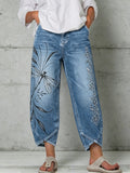 Women's Animal Art Print Trousers