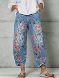 Women's Animal Art Print Trousers