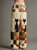 Women's Animal Art Print Trousers